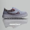 Sneakypair Monsta Mosaic in Grey sneakers suede flanel wanita