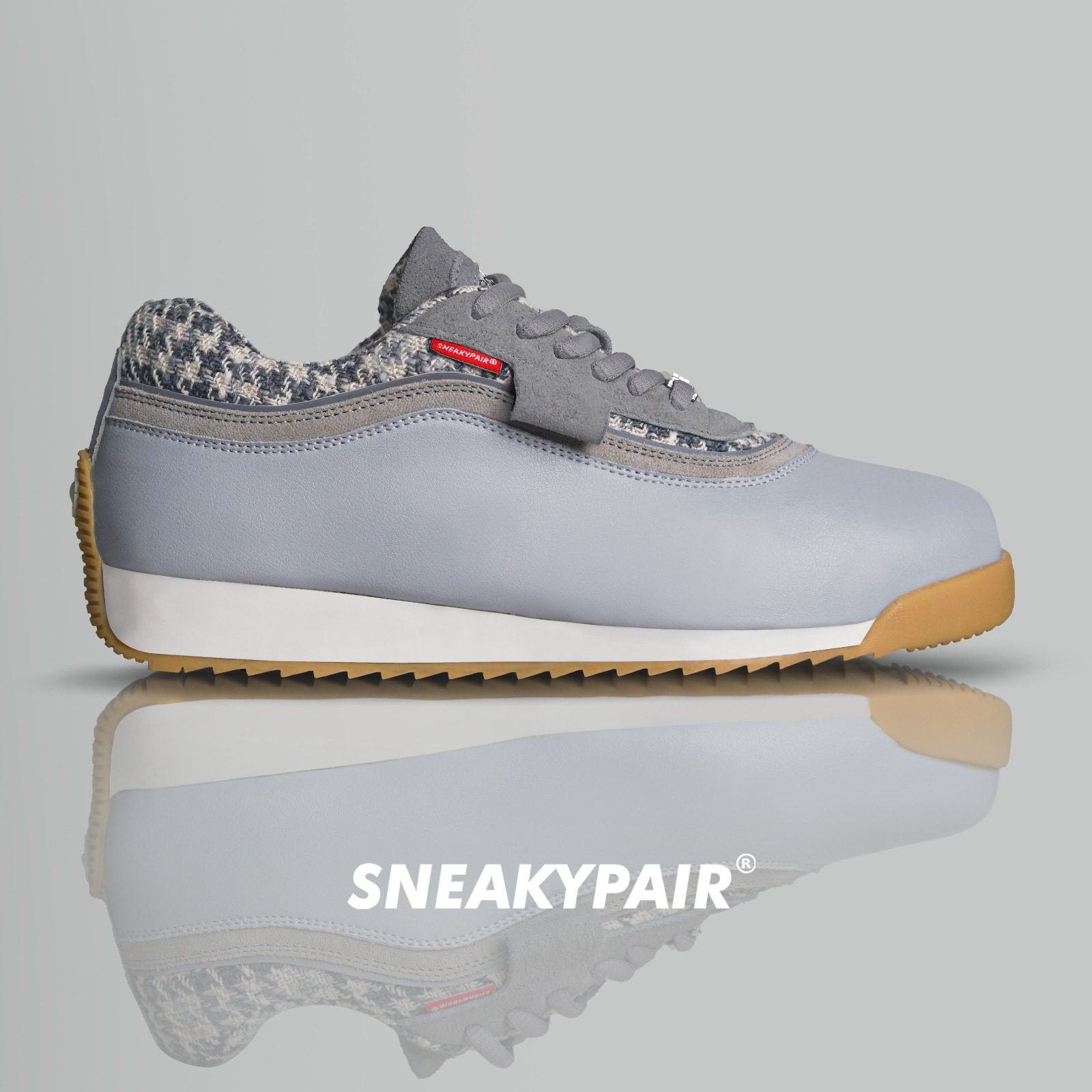 Sneakypair Dash Unchained Neptune Blue sneakers suede woven wanita