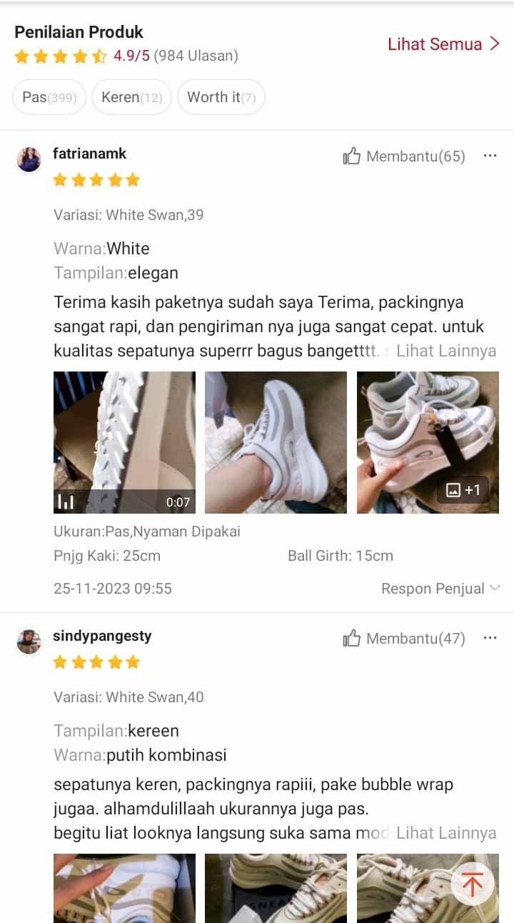 testimoni sneaky pair 1-rev