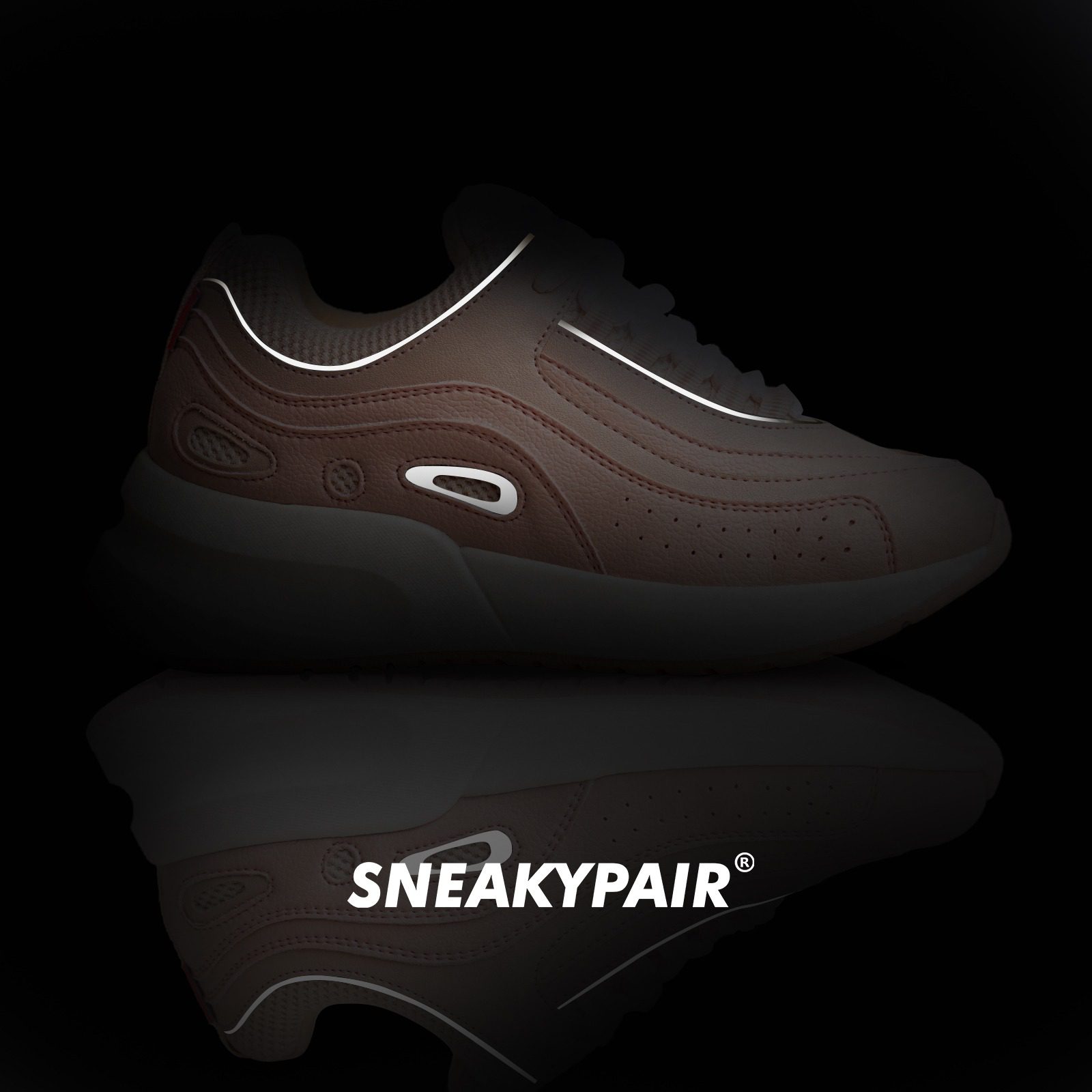 Foto galeri Sneakypair Wind Playful Peach sneakers wanita